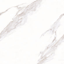 Load image into Gallery viewer, 999K010 Foshan Luxury golden ceramic tiles for floor villa hotel bathroom white gold plated porcelain wall tile