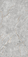 Load image into Gallery viewer, RF-999K126007  Tesla Gold White and gold ceramic luxury modern wall tile kitchen backsplash sintered stone polished glazed porcelain marble big tile slab