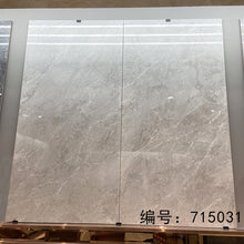 Carica l'immagine nel visualizzatore di Gallery, Elegante lastra di porcellana bianca di Carrara modello di marmo grande piastrella sottile lastra di pietra sinterizzata decorazione del pavimento della parete RF-GT715031 roccia cellulare