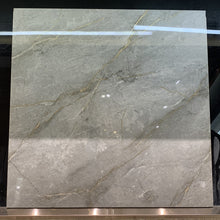 Load image into Gallery viewer, 999K001 800X800mm Luxury Golden Line Glazed Full Polished Porcelain Tile