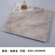 Load image into Gallery viewer, 999K001 800X800mm Luxury Golden Line Glazed Full Polished Porcelain Tile