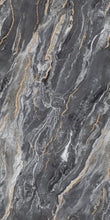 Load image into Gallery viewer, RF-999K126009  Phantom Springletile luxury Black and Gold Marble glazed porcelain ceramic philippines step design non slip Tile