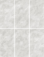 Carica l'immagine nel visualizzatore di Gallery, Elegante lastra di porcellana bianca di Carrara modello di marmo grande piastrella sottile lastra di pietra sinterizzata decorazione del pavimento della parete RF-GT715031 roccia cellulare