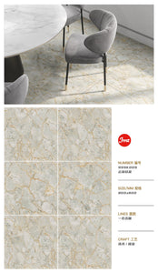 999K009 gold inlay tile Indoor porcelain design decorative polished glazed porcelain printed ceramic golden tiles