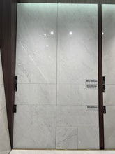 Load image into Gallery viewer, AB918310 White Carrara Bathroom Shower Luxury 900x1800 White Slab Marble Floor Tiles Design
