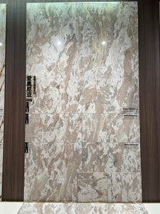 ABK918031C China Gold plating Large Format Polished Porcelain 900x1800mm Floor Tile From Foshan