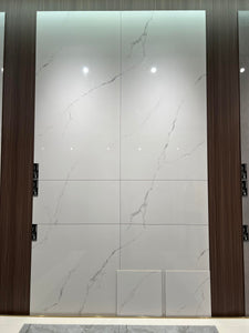 GT918001 room hotel lobby floor polished big slab sintered stone tiles 900x1800