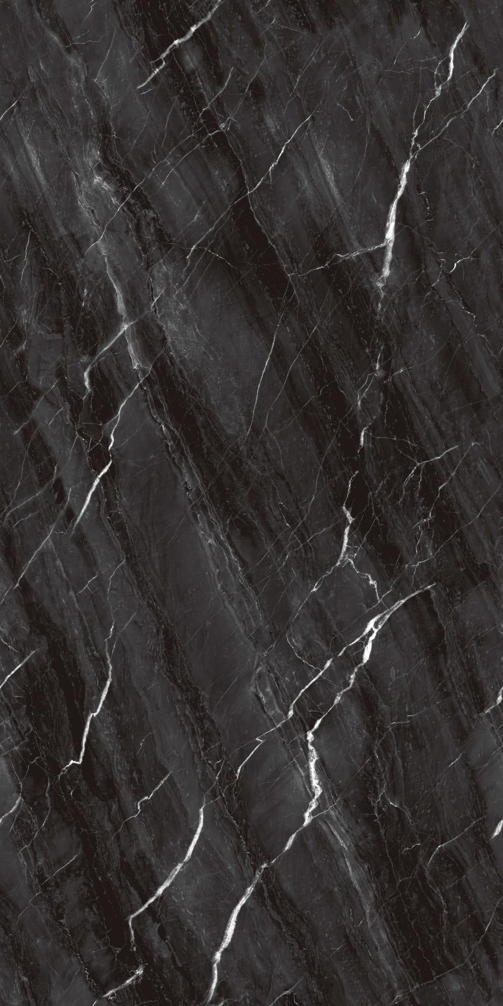 GT918015C Glossy Ceramic Floor Tiles Size 900X1800mm Black Porcelain Marble Full Polished Glazed Tiles Floor