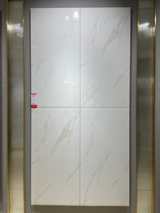 TC126806 White Porcelain Polished Ceramic Floor Tiles