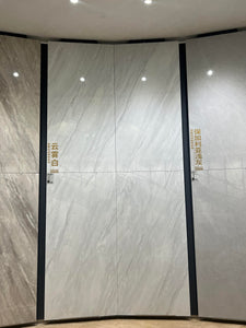 AB-YB918600 Clouded white China manufacturer 900X1800mm big slab glazed porcelain Jade marble look polished floor tiles