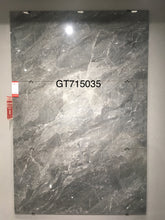 Load image into Gallery viewer, High gloss 750x1500mm luxury Continuous pattern big slab tiles whole body marble floor tiles living room slate wall tiles GT715035 Ink rock
