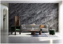 Load image into Gallery viewer, High gloss 750x1500mm luxury Continuous pattern big slab tiles whole body marble floor tiles living room slate wall tiles GT715035 Ink rock
