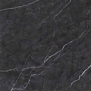 999K008 800X800mm Non Slip High Glossy Full Body Ceramic Golden Black Polished Porcelain Floor Tiles