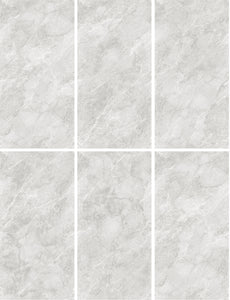 Elegante lastra di porcellana bianca di Carrara modello di marmo grande piastrella sottile lastra di pietra sinterizzata decorazione del pavimento della parete RF-GT715031 roccia cellulare 